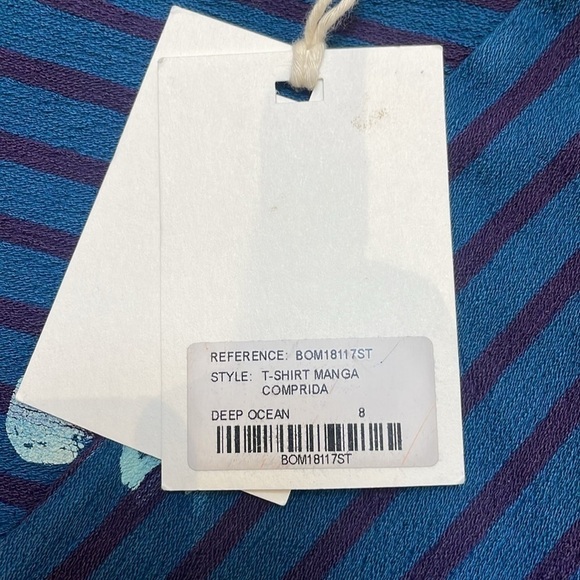 Barn of monkeys NWT REFLECTION LONG SLEEVE striped sweater pullover kids size 8 - Picture 10 of 12